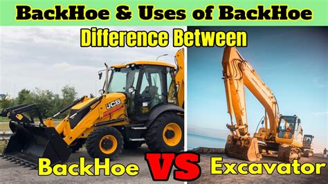 difference between backhoe excavator|used backhoe excavator for sale.